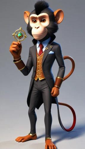 rat,rat na,rataplan,monkey island,the monkey,ceo,year of the rat,business man,chimp,conductor,barbary monkey,mousetrap,monkey,ratatouille,war monkey,mouse trap,businessman,guenon,monkey gang,madagascar,Unique,3D,3D Character