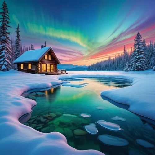 northen lights,norther lights,winter house,northern lights,winter landscape,the northern lights,northern light,polar lights,snow landscape,ice landscape,christmas landscape,lapland,finnish lapland,home landscape,snowy landscape,snow house,winter background,northen light,boreal,auroras,Photography,General,Commercial