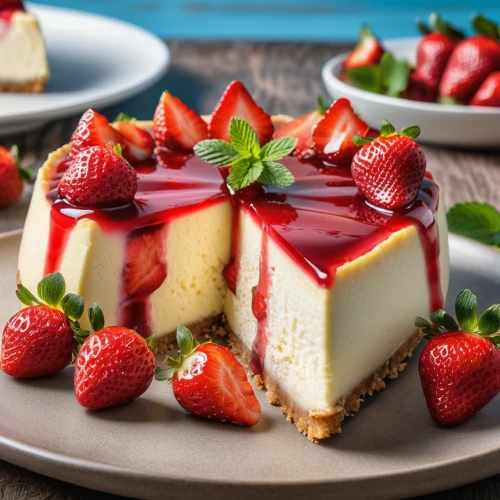 cheesecake,cream cheese cake,cheese cake,cheesecakes,strawberries cake,strawberry dessert,strawberry tart,strawberrycake,strawberry pie,semifreddo,cream slices,white chocolate mousse,panna cotta,pannacotta,fruit pie,bowl cake,cassata,torte,cheesecake crumble,tres leches cake,Photography,General,Realistic