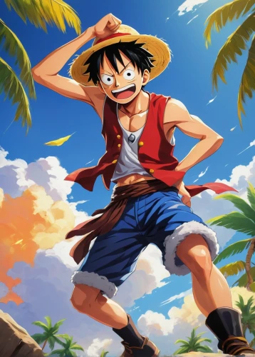 2d,straw hat,straw hats,summer background,onepiece,one piece,son goku,bandana background,calm usopp,background images,takikomi gohan,goku,beach background,matsuno,would a background,summer clothing,anime japanese clothing,anime cartoon,alibaba,portrait background,Art,Artistic Painting,Artistic Painting 36