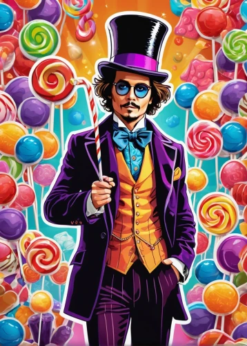 ringmaster,hatter,candy pattern,candy boy,magician,candies,candy crush,tutti frutti,candy,calaverita sugar,candy store,confectionery,candy shop,harlequin,candy bar,jigsaw puzzle,candy cauldron,bonbon,stick candy,juggler,Unique,Design,Sticker