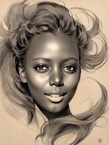 graphite,charcoal pencil,girl drawing,charcoal drawing,african woman,girl portrait,african american woman,pencil drawing,pencil drawings,nigeria woman,charcoal,black woman,drawing mannequin,digital painting,face portrait,vintage drawing,portrait of a girl,afro american girls,pencil art,pencil and paper,Digital Art,Ink Drawing