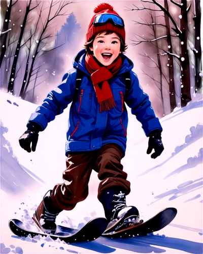 snowboarder,snowboard,snowboarding,winter sports,winter sport,skiing,snow drawing,skier,sledding,kids illustration,christmas skiing,ski equipment,skiers,snowshoe,freestyle skiing,snow slope,ski,freeride,alpine skiing,piste,Illustration,Paper based,Paper Based 30