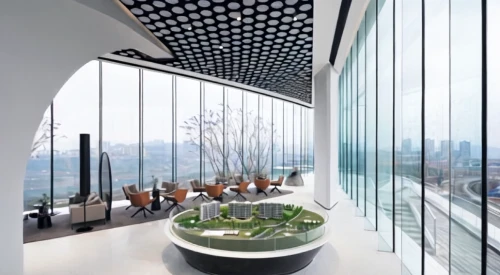 glass wall,modern office,chongqing,glass facade,roof garden,penthouse apartment,skyscapers,modern decor,structural glass,roof landscape,glass building,glass facades,contemporary decor,residential tower,interior modern design,hongdan center,ceiling ventilation,pudong,glass roof,danyang eight scenic
