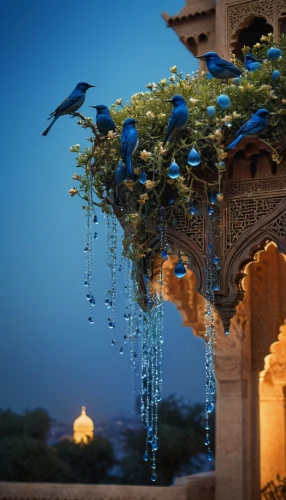 jaisalmer,blue birds and blossom,rajasthan,bird kingdom,shahi mosque,blue bird,jaipur,amber fort,an ornamental bird,ornamental bird,bird bird kingdom,islamic lamps,decoration bird,blue parrot,perching birds,blue hour,gujarat birds,bird tower,birds in flight,lahore,Conceptual Art,Fantasy,Fantasy 11