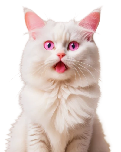 cat vector,pink cat,funny cat,cat image,white cat,turkish angora,cat,turkish van,birman,cute cat,cartoon cat,emogi,cat kawaii,mow,cat tongue,breed cat,meowing,magenta,cat nose,cat face,Unique,3D,Toy