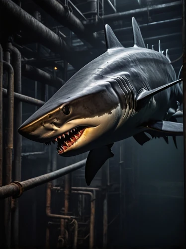 requiem shark,sand tiger shark,great white shark,shark,tiger shark,marine reptile,pacific sturgeon,jaws,bronze hammerhead shark,hammerhead,cetacea,remora,deep sea fish,bull shark,thunnus,chinese sturgeon,cartilaginous fish,3d render,orca,reconstruction,Art,Classical Oil Painting,Classical Oil Painting 10