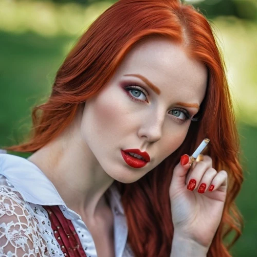 redhead doll,red head,red-haired,redhair,redheads,redhead,redheaded,red hair,red-hot polka,red russian,shades of red,white and red,portrait photography,red lipstick,romantic portrait,romantic look,red skin,red lips,vintage makeup,red hot polka