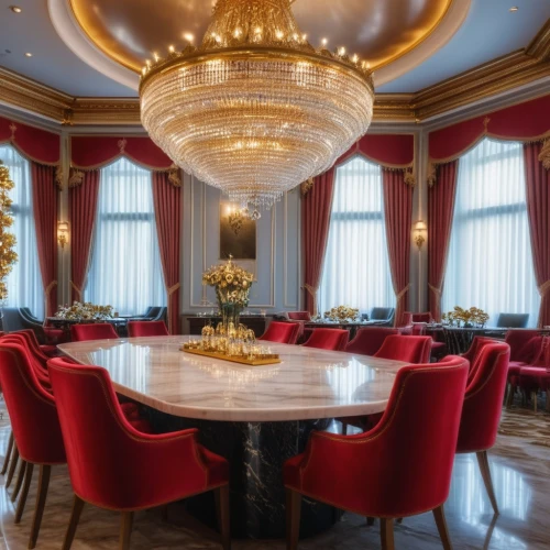 dining room,breakfast room,fine dining restaurant,napoleon iii style,restaurant bern,ornate room,luxury hotel,venice italy gritti palace,crown palace,dining table,dining room table,savoy,grand hotel,ballroom,boardroom,great room,luxurious,centrepiece,luxury,dining,Photography,General,Realistic