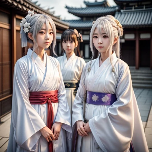 beautiful girls with katana,korean culture,kimonos,hanbok,asian costume,korean folk village,kiyomizu-dera,korea,kyoto,korean,mukimono,kiyomizu,south korea,traditional costume,gyeonggi do,hanok,japanese culture,ao dai,yeongsanhong,folk costumes