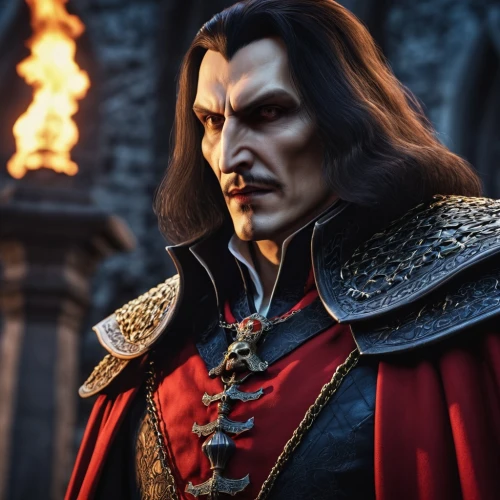 the emperor's mustache,dracula,count,vax figure,carpathian,transylvania,male character,lokportrait,sterntaler,emperor,massively multiplayer online role-playing game,thorin,dodge warlock,imperial coat,artus,dunun,athos,alaunt,vampire,gothic portrait,Photography,General,Realistic