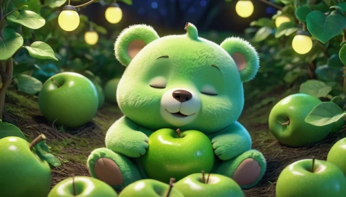 cute bear,green animals,green apples,green apple,teddy bear waiting,teddy bear crying,cactus apples,3d teddy,teddy bears,teddy-bear,bear teddy,green aurora,green,green balloons,teddybear,green bubbles,sleeping apple,green wallpaper,teddy bear,plush bear,Unique,3D,3D Character