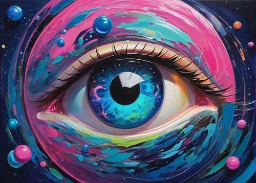 cosmic eye,peacock eye,abstract eye,eye ball,eye,eyeball,ojos azules,vortex,third eye,dimensional,psychedelic art,oil painting on canvas,robot eye,women's eyes,hypnotized,all seeing eye,hypnotic,hypnotize,eye cancer,aura,Conceptual Art,Oil color,Oil Color 24