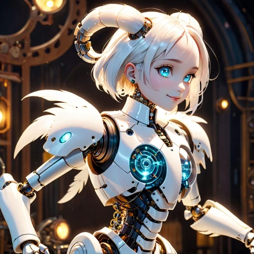 mechanical,nova,hatsune miku,vector girl,minibot,white heart,kotobukiya,cyborg,3d figure,ai,show off aurora,mecha,mech,humanoid,game figure,artist doll,eris,robotic,ixia,3d model,Anime,Anime,Cartoon