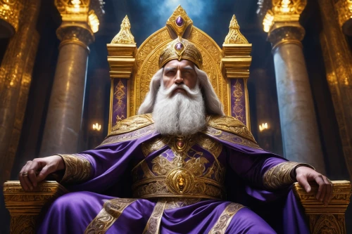 emperor,archimandrite,thanos,purple and gold,gold and purple,hieromonk,purple,high priest,god,the emperor's mustache,orthodox,the ruler,king caudata,rompope,metropolitan bishop,bishop,imperator,the throne,king david,throne,Conceptual Art,Daily,Daily 01