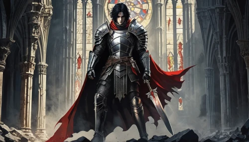 templar,crusader,high priest,heroic fantasy,pall-bearer,clergy,the archangel,blood church,knight armor,nuncio,knight,archangel,emperor,vestment,the ruler,paladin,priest,massively multiplayer online role-playing game,priesthood,castleguard,Art,Artistic Painting,Artistic Painting 43