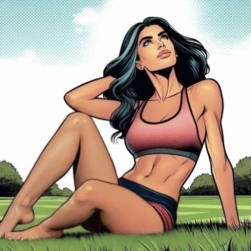 super heroine,background ivy,sports girl,sexy woman,girl lying on the grass,wonder woman,santana,wonderwoman,muscle woman,fantasy woman,wonder woman city,super woman,jasmine crape,priyanka chopra,kim,athletic body,golf course background,veronica,diet icon,attractive woman