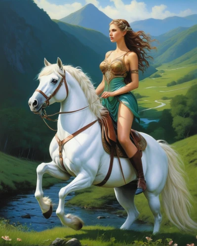 a white horse,horseback,centaur,white horse,fantasy picture,horse herder,fantasy art,arabian horse,horseback riding,horse riding,white horses,equestrian,equestrianism,fantasy woman,equine,galloping,horse riders,celtic woman,beautiful horses,endurance riding,Conceptual Art,Fantasy,Fantasy 04