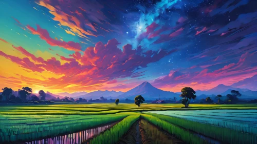 landscape background,blooming field,purple landscape,japan landscape,fantasy landscape,cosmos field,color fields,ricefield,rice fields,yamada's rice fields,fields,lavender field,rural landscape,futuristic landscape,meadow landscape,salt meadow landscape,lavender fields,high landscape,tulip field,straw field,Photography,General,Natural