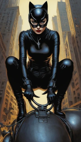 catwoman,black cat,alley cat,black motorcycle,black widow,motorcycle,motorbike,halloween black cat,daredevil,harley,black beetle,crime fighting,birds of prey-night,widow spider,panther,motorcyclist,black suit,motorcycles,nite owl,black leather,Illustration,Realistic Fantasy,Realistic Fantasy 07