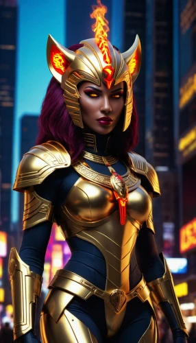 symetra,nova,female warrior,fantasy woman,paladin,goddess of justice,firestar,golden crown,paysandisia archon,golden unicorn,captain marvel,fire siren,jaya,fire background,wonder woman city,fire angel,lux,golden mask,sterntaler,metropolis,Conceptual Art,Sci-Fi,Sci-Fi 26