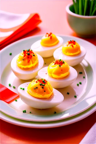 deviled eggs,deviled egg,bánh bao,egg dish,salted duck egg,boiled eggs,cha siu bao,quail eggs,egg cups,egg yolks,tamago kake gohan,quail egg,hors' d'oeuvres,painted eggs,egg tray,fried egg flower,huaiyang cuisine,nian gao,white eggs,fried egg plant,Conceptual Art,Sci-Fi,Sci-Fi 29