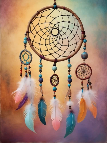 dream catcher,dreamcatcher,adornments,shamanism,boho art,feather jewelry,trinkets,boho background,wind chime,prayer beads,wind chimes,shamanic,feather headdress,signs of the zodiac,indian headdress,dreams catcher,divination,teardrop beads,decorative fan,divine healing energy,Illustration,Realistic Fantasy,Realistic Fantasy 31