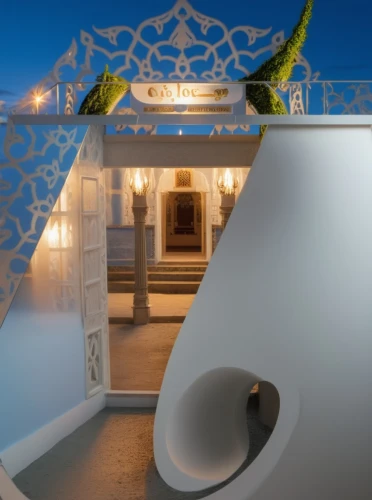 ice hotel,casa fuster hotel,mykonos,boutique hotel,termales balneario santa rosa,cubic house,eco hotel,snowhotel,pop up gazebo,lakonos,roof terrace,jumeirah beach hotel,cabana,inverted cottage,riad,spa water fountain,roof domes,luxury bathroom,outdoor furniture,sheikh zayed grand mosque,Photography,General,Realistic