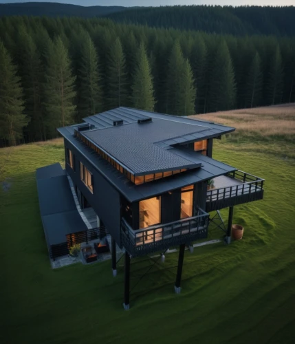 modern house,3d rendering,dunes house,mid century house,house in the mountains,cubic house,house in mountains,inverted cottage,render,timber house,cube house,eco-construction,modern architecture,large home,wooden house,private house,house in the forest,the cabin in the mountains,3d render,log home,Photography,General,Realistic