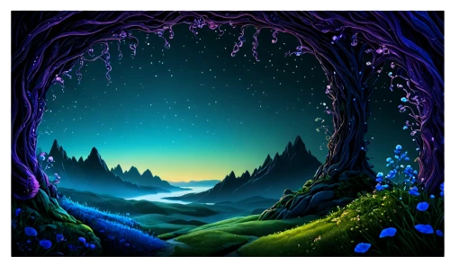 enchanted forest,fairy forest,forest background,background vector,fairy world,fairytale forest,children's background,landscape background,colorful foil background,forest of dreams,cartoon video game background,fantasy landscape,children's fairy tale,fantasy picture,elven forest,forest landscape,fairy galaxy,purple landscape,fairy door,mermaid scales background,Conceptual Art,Oil color,Oil Color 17