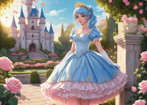 cinderella,fairy tale character,disney rose,princess sofia,rosa 'the fairy,fairy tale castle,wonderland,alice,cinderella's castle,fairy world,rapunzel,cinderella castle,fairy tale,fantasia,rosa ' the fairy,tokyo disneyland,fantasy world,disney character,fantasy picture,a fairy tale,Illustration,American Style,American Style 13