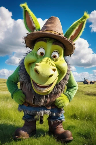 ogre,donkey,fgoblin,tangelo,fenek,goblin,gnome,gurnigel,cgi,jiminy cricket,skogar,aaa,cute cartoon character,kringel,scandia gnome,otto,hat filcowy,eyup,anthropomorphic,patrol,Illustration,Abstract Fantasy,Abstract Fantasy 01