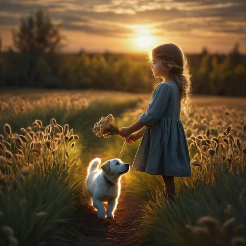 girl with dog,boy and dog,little boy and girl,girl picking flowers,little girl with balloons,children's background,girl and boy outdoor,peter rabbit,little girl in wind,tenderness,the good shepherd,shepherd,innocence,walk with the children,meadow play,good shepherd,children's fairy tale,the little girl,companion dog,summer evening,Photography,Documentary Photography,Documentary Photography 22