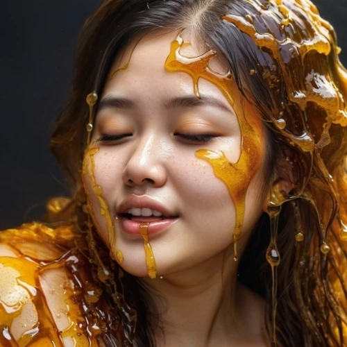 jalebi,taho,caramel,caramel color,milk splash,dulce de leche,wet,solar,miso,edible oil,peanut sauce,oil cosmetic,butter melting,cleaning conditioner,oily,miyeok guk,gushing,passion fruit oil,honey products,korean