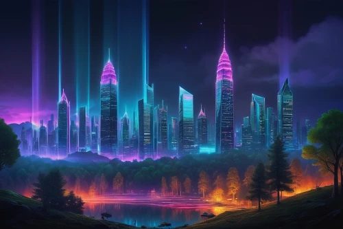 futuristic landscape,fantasy landscape,fantasy city,city skyline,cityscape,purple landscape,landscape background,colorful city,world digital painting,dusk background,purple wallpaper,cartoon video game background,fantasy world,unicorn background,skyline,art background,fantasy picture,digital background,city lights,3d background,Art,Classical Oil Painting,Classical Oil Painting 34