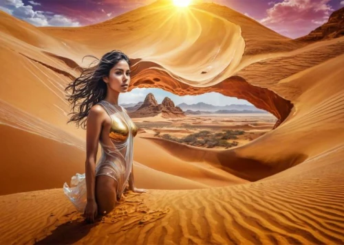girl on the dune,desert rose,desert background,desert flower,capture desert,sahara,sand art,fantasy art,ancient egyptian girl,sahara desert,burning man,dune,bodypainting,the desert,fantasy picture,golden sands,namib,sand dune,egypt,admer dune