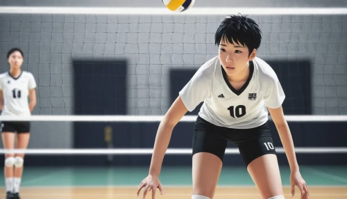volleyball player,volleyball,volley,sitting volleyball,ball badminton,handball player,volleyball net,indoor games and sports,sports training,badminton,playing sports,individual sports,sports uniform,volleyball team,sports girl,disabled sports,youth sports,sporting activities,speed badminton,goalball,Illustration,Japanese style,Japanese Style 08
