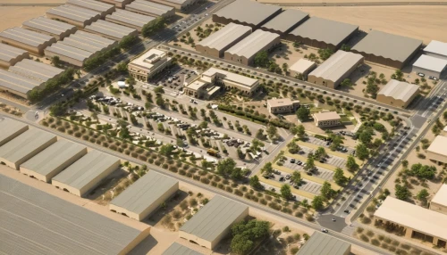 karnak,new housing development,qasr azraq,industrial area,human settlement,parking lot under construction,urban development,qasr al watan,housing estate,construction area,qasr al kharrana,martyr village,transport hub,building valley,residential area,urban design,3d rendering,dubai desert,caravanserai,town planning,Photography,General,Realistic