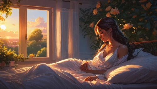 summer evening,morning light,idyll,daybreak,spring morning,in the evening,dawn,the evening light,evening atmosphere,idyllic,sunrise,evening sun,morning sun,jasmine blossom,romantic portrait,dusk,the sleeping rose,evening light,rapunzel,morning sunrise,Conceptual Art,Fantasy,Fantasy 17