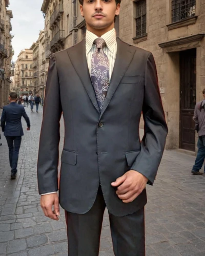 men's suit,wedding suit,suit actor,formal guy,businessman,business man,naples,a black man on a suit,the suit,enrico caruso,the groom,white-collar worker,al capone,formal wear,suit,sales man,a wax dummy,black businessman,men clothes,suit trousers,Male,Western Europeans,Youth adult,L,Confidence,Suit and Tie,Outdoor,Barcelona