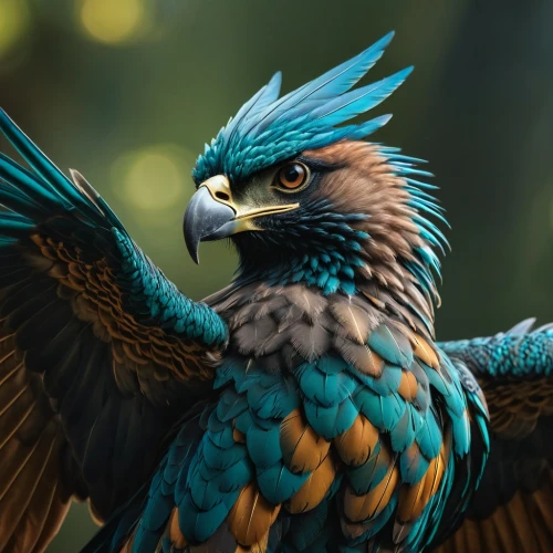 blue and gold macaw,gryphon,eagle illustration,blue macaw,blue buzzard,garuda,harpy,macaws blue gold,portrait of a rock kestrel,bird of prey,hawk animal,alcedo atthis,african eagle,griffon bruxellois,eagle drawing,blue parrot,savannah eagle,hawk - bird,baleurica regulorum,mongolian eagle,Photography,General,Natural