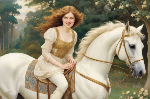 joan of arc,andalusians,a white horse,centaur,fantasy portrait,horseback,equestrian,equestrianism,white horse,golden unicorn,constellation unicorn,artemisia,arabian horse,sagittarius,albino horse,two-horses,celtic queen,fantasy woman,horse herder,white lady