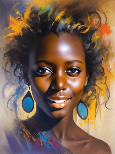 african woman,african art,oil painting on canvas,afro american girls,african american woman,beautiful african american women,oil painting,afro-american,african culture,afro american,girl portrait,nigeria woman,african,oil on canvas,cameroon,art painting,khokhloma painting,black woman,afroamerican,portrait of a girl,Digital Art,Impressionism