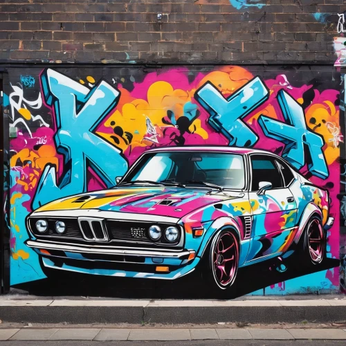 shoreditch,jensen interceptor,camaro,ford falcon gt,ford xa falcon,fitzroy,camberwell beauty,muscle car cartoon,yenko camaro,ford xp falcon,bmw 2002tii,ford mustang,ford xm falcon,datsun 510,ford falcon,paint stoke,ford mustang fr500,ford maverick,ford xb falcon,bmw e9,Conceptual Art,Graffiti Art,Graffiti Art 07