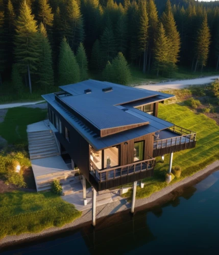 house with lake,house by the water,eco-construction,dunes house,luxury property,luxury home,boat house,boathouse,log home,beautiful home,luxury real estate,pool house,modern house,mid century house,the cabin in the mountains,lake view,eco hotel,smart house,timber house,smart home,Photography,General,Realistic