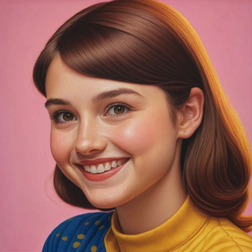 audrey,girl portrait,portrait of a girl,a girl's smile,audrey hepburn,child portrait,girl with cereal bowl,portrait background,girl-in-pop-art,phone icon,young woman,retro girl,rosie,romantic portrait,piper,artist portrait,fantasy portrait,custom portrait,girl with bread-and-butter,daisy jazz isobel ridley,Illustration,Retro,Retro 16