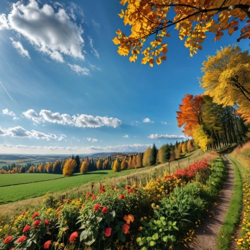 autumn landscape,fall landscape,autumn background,autumn scenery,landscape background,meadow landscape,beautiful landscape,autumn idyll,nature landscape,colors of autumn,landscape nature,background view nature,landscapes beautiful,vegetables landscape,autumn mountains,autumn day,one autumn afternoon,natural scenery,vermont,indian summer,Photography,General,Realistic