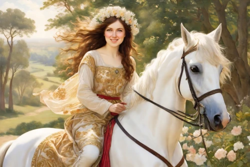 a white horse,horseback,golden unicorn,white horse,arabian horse,fantasy portrait,equestrian,fantasy picture,horseback riding,carousel horse,unicorn art,joan of arc,horse herder,equestrianism,horse riding,fantasy art,weehl horse,constellation unicorn,spring unicorn,painted horse