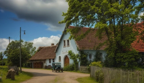 country cottage,cottages,uckermark,spreewald gherkins,danish house,traditional house,village scene,houses clipart,old village,country house,münsterland,folk village,home landscape,hiddensee,ostfriesland,old houses,wooden houses,escher village,thatched cottage,farm house,Photography,General,Realistic