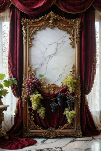 rococo,damask background,ornate room,damask,baroque,neoclassical,marble palace,a curtain,decorative frame,the throne,luxury decay,damask paper,peony frame,interior decor,theater curtain,interior decoration,napoleon iii style,decor,curtain,decorative art,Photography,General,Fantasy